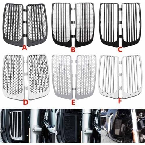 Motorcycle Radiator Grill Lower Fairing Cover Fits For Harley Touring Road King Street Glide Ultra Limited FLHTKSE 2014-2020