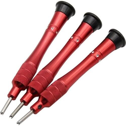 Red Steel 3/4/5 Spokes Star Watchmaker Screwdriver For Richard Mille Watch Strap Band Case Bezel Remove Open Repair Tool