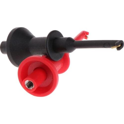 Testing Hook Clip Multimeters Test Lead Extension Probe Aperture 4mm Plug-in