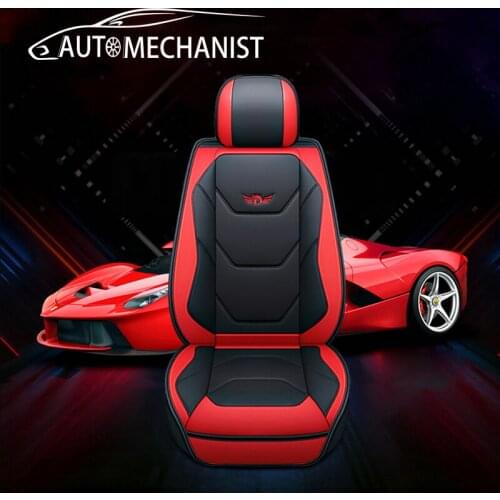 Universal Car Seat Cover Breathable PU Leather Pad Mat For Auto Chair Cushion Car Front Seat Cover Four Seasons Anti Slip Mats