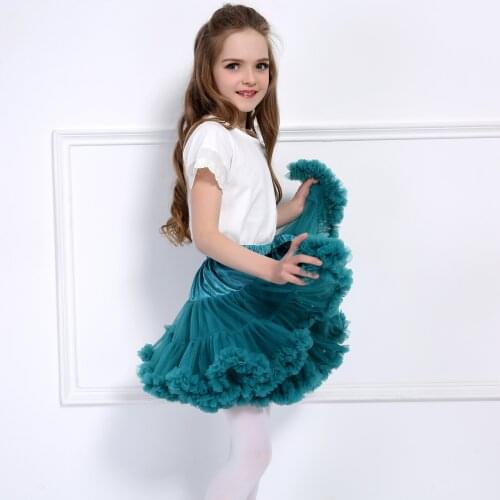 Girls Tutu Skirt Fluffy Children Ballet Kids Pettiskirt Baby Girl Skirts Princess Tulle Party Dance Skirts For Girls Cheap BABY