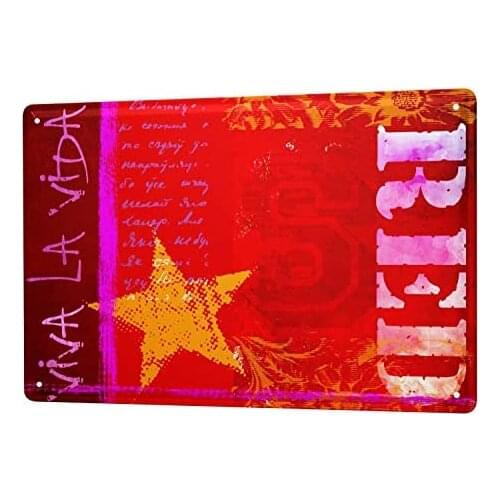 Tin Sign Decor Plaques 30 x 40 cm Fun Ravtive Viva la Vida