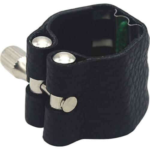 1pcs Soprano Sax Saxophone Mouthpiece Ligature Fixed Soft Card For Saxophone Clarinet Mouthpiece Reed Durable And Non-Fading