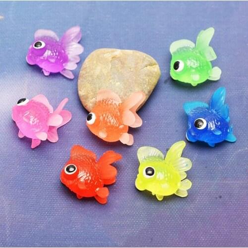 10Pcs/set Soft Rubber Gold Fish Baby Bath Toys Plastic Simulation Small Goldfish Water Toy Fun Kids Swimming Beach Toys