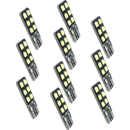 10pcs Car Interior Light T10 2835 12SMD LED Dash/Meter/Reading Light Width Light