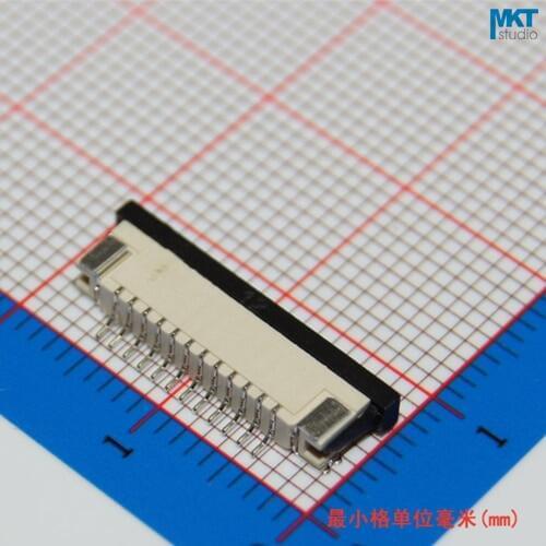 100Pcs Drawer Mode Low Contact Type 12 Pins 1.0mm Pitch 2.5mm Height FFC FPC Connector