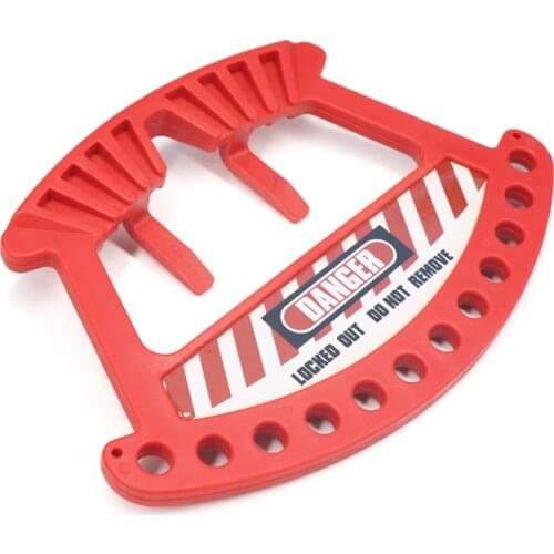 12 Lock Portable Padlock Rack Lockout Portable safety padlock rack Plastic hanging Portable key management