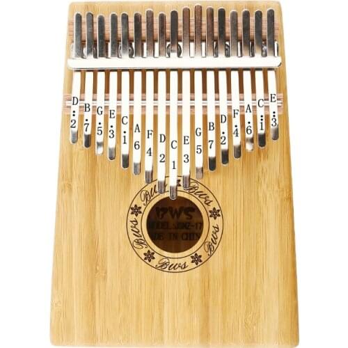 17 Keys Kalimba Thumb Piano High Quality Wood Mahogany Body Musical Instruments With Learning Book Tuning Hammer Kalimba Piano