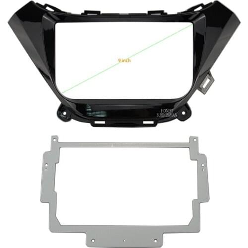 9 inch Fasxia Car Audio Frame Car Radio Fascia,gps navigation fascia panel is suitable for Chevrolet Malibu UV Black