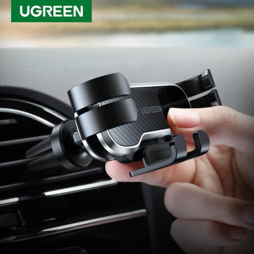 UGREEN Car Phone Holder For Phone in Car Air Vent Clip Mount Gravity Mobile Phone Holder GPS Stand For Xiaomi iPhone XS MAX
