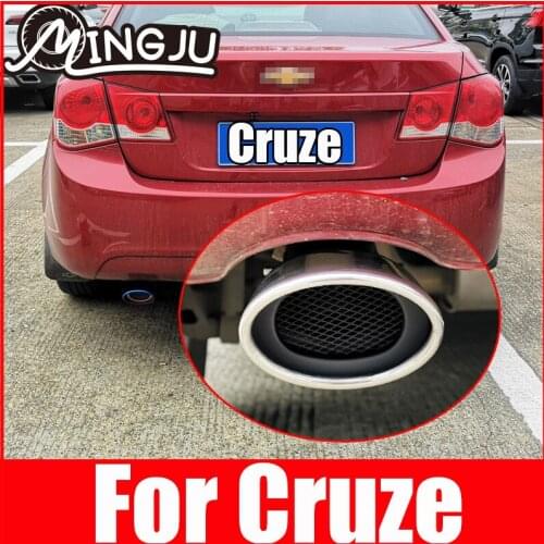 Muffler Carbon Fiber stainless exhaust Tip For Chevrolet Cruze chevy cruz 1.6 2009 2010 2011 2013 2016 accessories parts