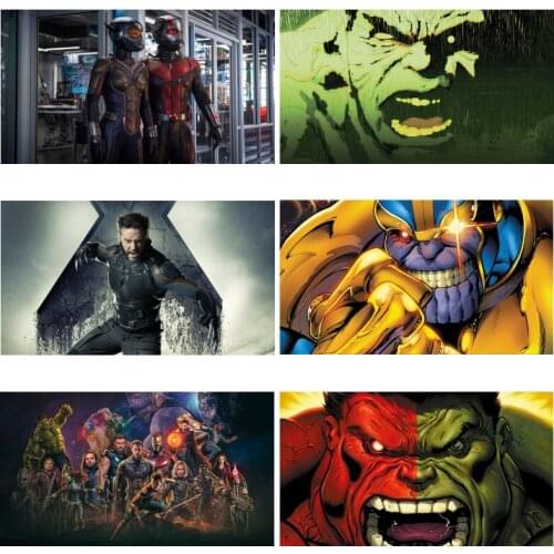 Marvel Superhero Spiderman Captain America Hot Selling Canvas Painting Poster Print Art Deco Home Bedroom Child Room Kids Gifts