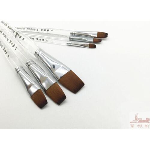 6pcs/Set High Quality Kids Painting Brush Oil Paint Water Color Painting Brush Acrylics Art for Supplies Stationery