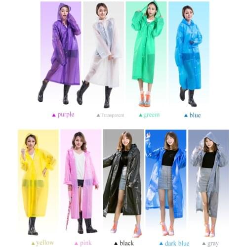 Raincoat Women Men Impermeable Thickened Waterproof Raincoat Tourism Outdoor Hiking Rain Poncho Raincoat Hooded Rain Coat