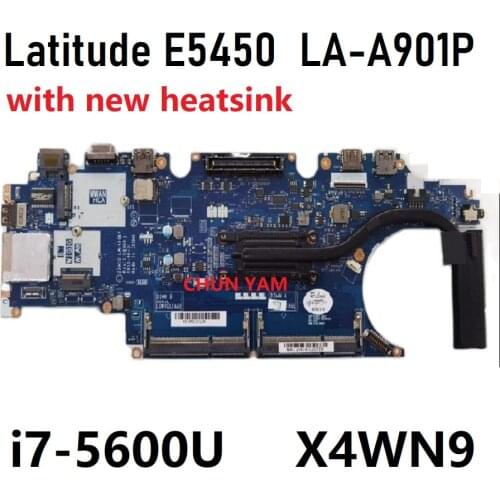 NEW LA-A901P i7-5600U FOR Dell Latitude 5450 E5450 Laptop Notebook Motherboard CN-0X4WN9 X4WN9 Mainboard 100% Tested