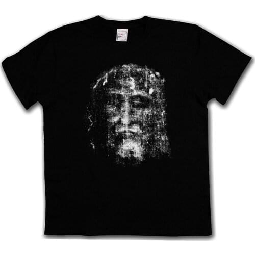 Brand 2019 New Tees Man Cotton Clothing Shroud Of Turin T-Shirt - Tuch Holy Jesus God Messiah Christ Shirt Maria Inrit Shirt Men