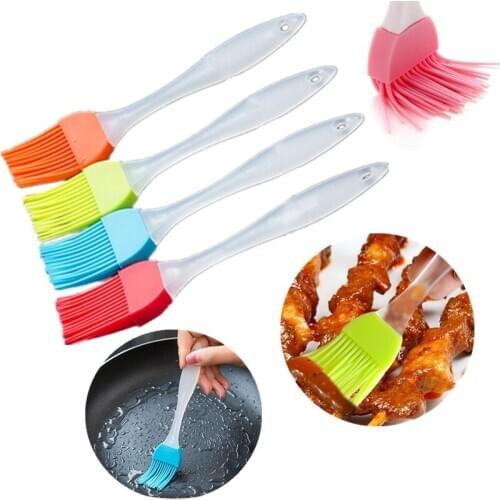 New Silicone Cream Bread Cake Brush Oil BBQ Basting Brush Spatula for Cooking Kitchen Baking Pastry Tools