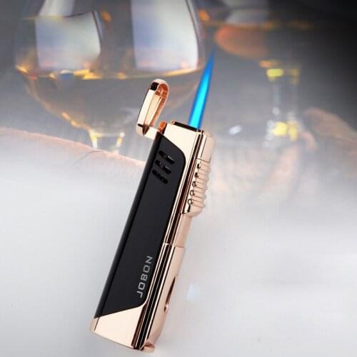 Portable Torch Butane Gas Lighter Camping Survival Kitchen Lighters Mini Windproof Jet Cigar Cigarette Igniter For Outdoor