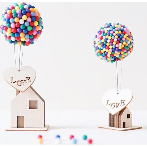 Handmade DIY Travel Balloon House Creative Living Room Desktop Decorative Ornaments Flying Household Car Crafts Birthday Gifts