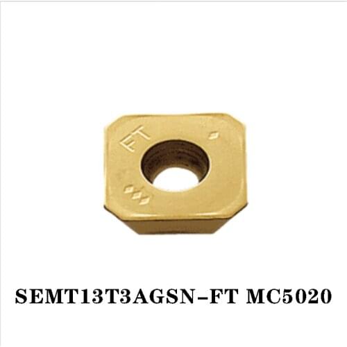 SEMT SEMT13T3AGSN FT 13T3AGSN JH 13T3AGSN JM MC5020 Carbide Insert CNC Blade Lathe Insertion Machined Original High Efficient