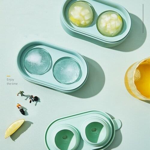Ice Ball Trays Spherical Artifact Ice Cream Tools Round Whiskey Sphere Craft 1PC Silicone With Lid Ice Balls Moulds