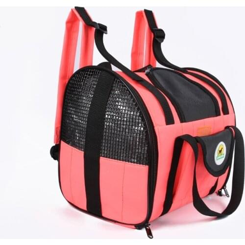 Foldable Travel Cat Dog Carrier Bag Pet Backpack Breathable Small Puppy Pet Carrier Handbag Outgoing Car Seat Carrier Bags