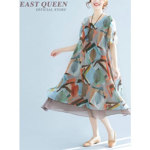 Women dresses mexican hippie Boho chic ethnic style dress clothing bohemian holiday beach dress AA3461