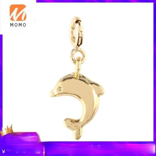 Womens Cute Dolphin-Shaped Pendant DIY Custom Pendant