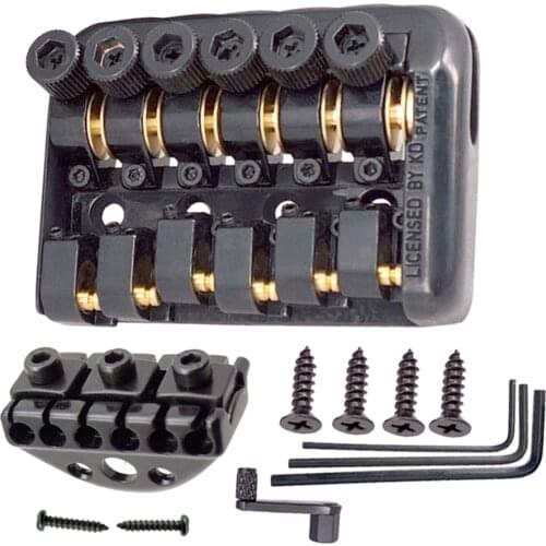1 Set Electric Guitar Replacement Fixed Bridge Tailpiece Roll Ball Nut Tools