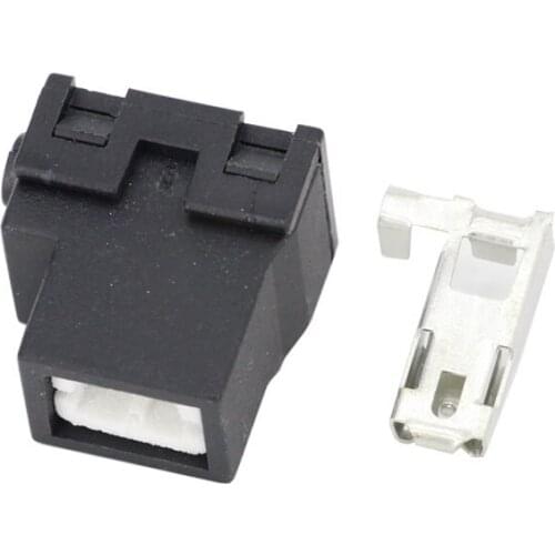 1 pin Connector Ceramic H1-2B car lamp holder elbow holder / H1 lamp holder / H1 ceramic lamp holder / DJ701-6.3-2B