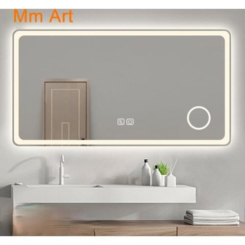 2021 Factory Price Frameless Bath Vanity Backlit Smart LED Custom Bathroom Mirror