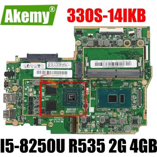 330S-KBL-MB For Lenovo IdeaPad 330S-14IKB laptop motherboard with CPU I5-8250U GPU R535 2G 4GB RAM 100% fully tested