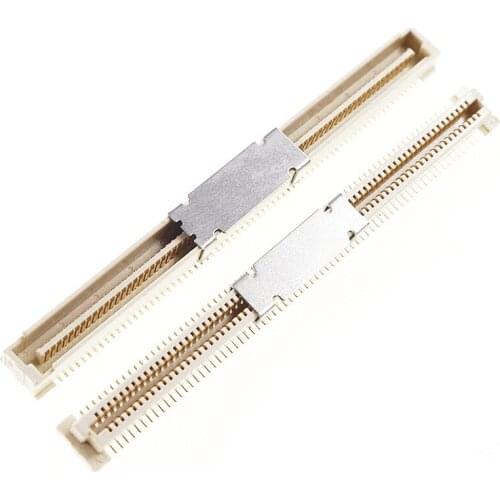 50 Pcs 0.80 mm Pitch 140 Pin Board to Board Plug Header Receptacle Mating Height 5.0mm SMT Surface Mount BTB Mezzanine Header