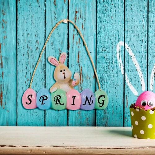 Acrylic Hanging Easter Tree Decoration -laser Cut Egg Rabbit Bunny Cute Craft Home Decoration Accessories Friends Gift Figurines