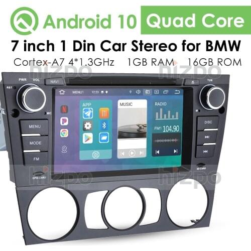 1 Din Android 10 Car Radio DVD for BMW 3 E90 E91 E92 E93 2006-2012 Stereo Multimedia Bluetooth IPS 7 Inch GPS Navigation Player