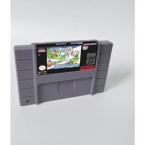 Bugs Bunny Rabbit Rampage - Action Game Card US Version English Language