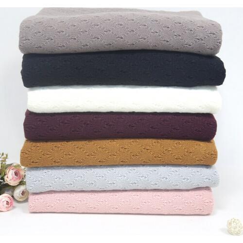 120cm x150cm Double-sided background blanket Photography Props Hand Knit Baby Blanket Reversible Knitted