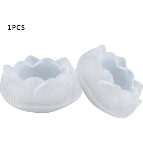 DIY MOLD Lotus Shape Personalized Silicone Mold Candle Holder Storage Box Mould Flower Pot Jewelry Kit Making Tools for DIY