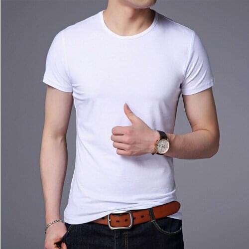 MRMT 2021 Brand New Mens T Shirt Cotton Short Sleeved Round Neck T-shirt for Male Casual Solid Color Half Sleeved Tops Tshirt