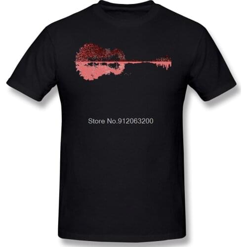 Top Quality Clothing Music Funny Nature Guitar Art Musician T-Shirt Musical Notes Fashion Short Sleeve For Men Shirt