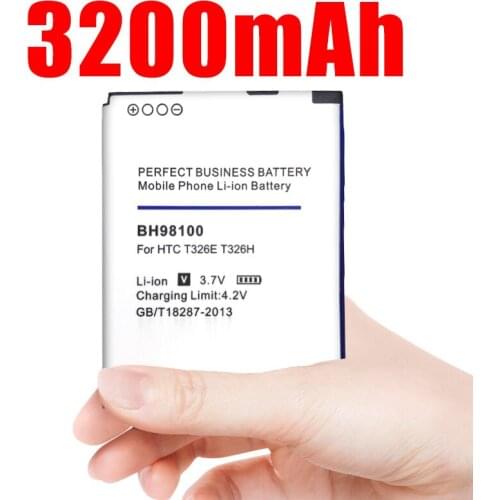 New 3200mAh BH98100 Battery for HTC Desire SV T326E Desire P T326H for phone replacement battery