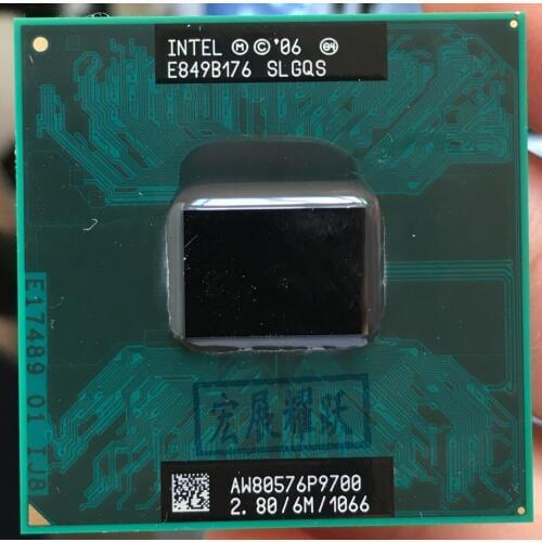 Intel Core 2 Duo P9700 notebook CPU Laptop processor PGA 478 cpu 100% working properly