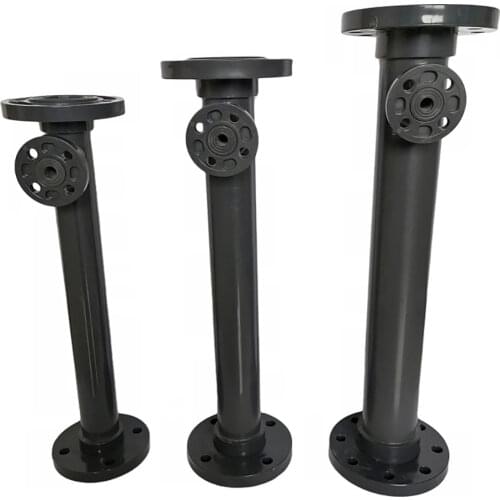 Industrial Grade Chemical Plastic UPVC Pipe Static Mixer Dark Gray (Can Be Customized)