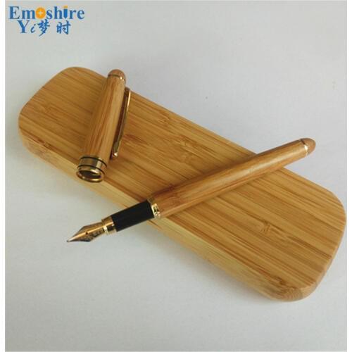 Promotion Emoshire Good Quality Fountain Pen Luxury Wood Stationery for School Office Pens for Writing Estuches School P175