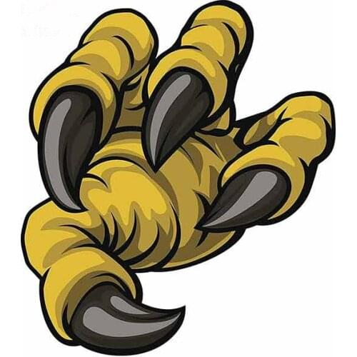 S40701# Various Sizes Self-adhesive Decal Claw Car Sticker Waterproof Auto Decors on Bumper Rear Window