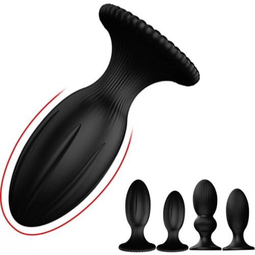 Silicone Anal Dildo No Vibrator Male Prostate Massager Anal Beads Plug G Spot Butt Plug Masturbation Anal Sex Toys For Couple