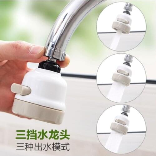 Kitchen Shower Faucet Tap 3 Level Can Adjusting 360 Rotate Water Saving Bathroom Shower Faucet filtered Faucet Accessories