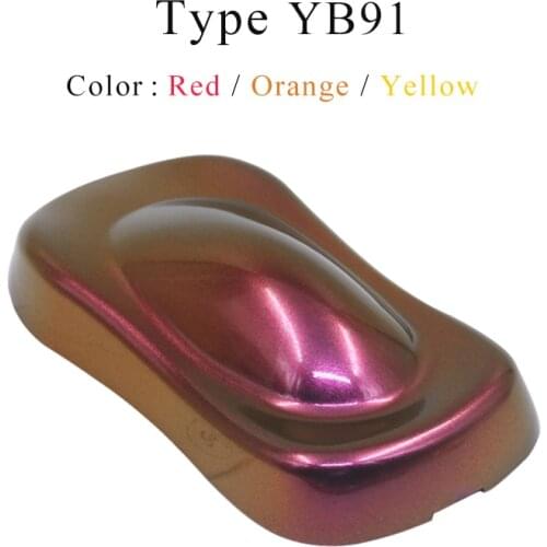 YB91 Chameleon Pigments Acrylic Paint Powder Coating Dye for Cars Automotive Arts Crafts Painting Decoration Nails Furniture 10g