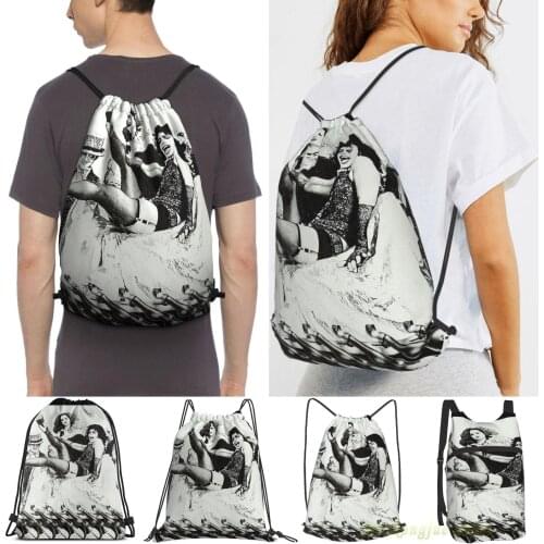 Rocky Horror Women Purpose Drawstring Backpack Bags Men Outdoor Travel Backpacks For Gym Training Swimming Fitness Bag