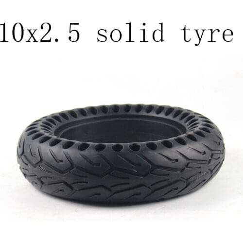 Hot Sale 10 Inch Solid Tyre10x2.50Tire Fits Electric Scooter Balance Drive Bicycle Tyre 10x2.5Inflatable Tyre and Inner Tube